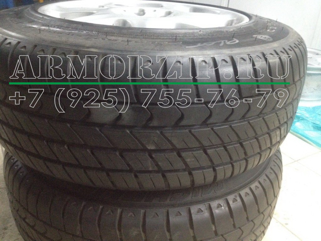 Б/У, бронированные летние колеса Michelin PAX 235 700 R450 AC на бронированный  Mercedes S600 W220 | ARMORZIP - бронированные покрышки, диски и запчасти